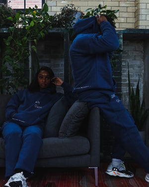 
                  
                    Load image into Gallery viewer, &amp;quot;Stay Rooted&amp;quot; Hoodie (Atlantic Blue)
                  
                