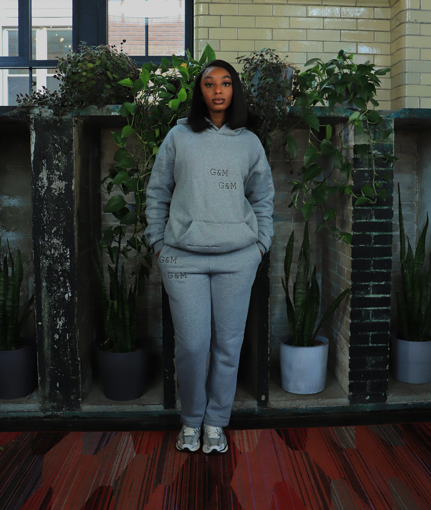 
                  
                    Load image into Gallery viewer, &amp;quot;Stay Rooted&amp;quot; Sweatpants (Cool Grey)
                  
                