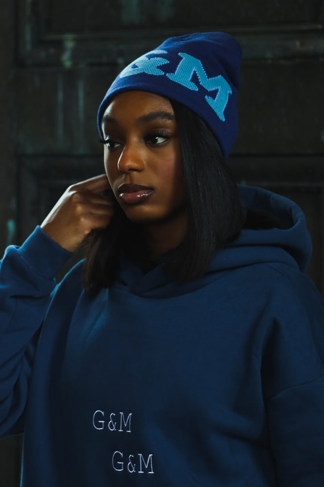 
                  
                    Load image into Gallery viewer, Logo Beanie &amp;quot;Atlantic Blue&amp;quot;
                  
                