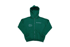 
                  
                    Load image into Gallery viewer, &amp;quot;Forrest Green&amp;quot; Mantra Zip-up Hoodie
                  
                